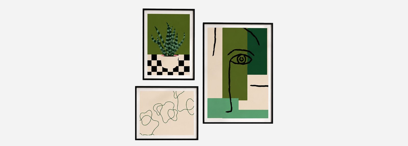 KADRE framed artwork in an interior